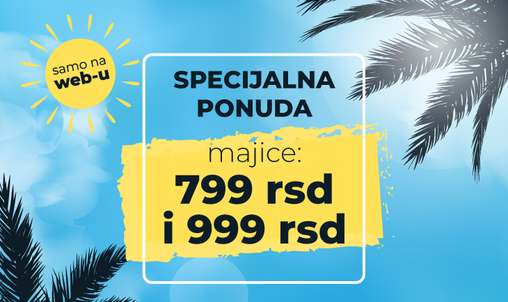 SPECIJALNA PONUDA - MAJICE 7,99 I 9,99 eur
