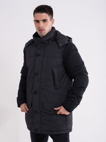 Muška zimska jakna sa kapuljačom
