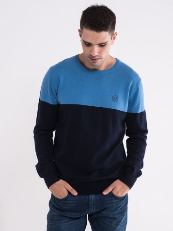 Muški džemper sa dve boje